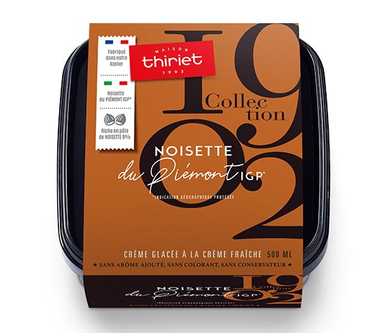 Crème glacée Noisette du Piémont IGP* Collection 1902