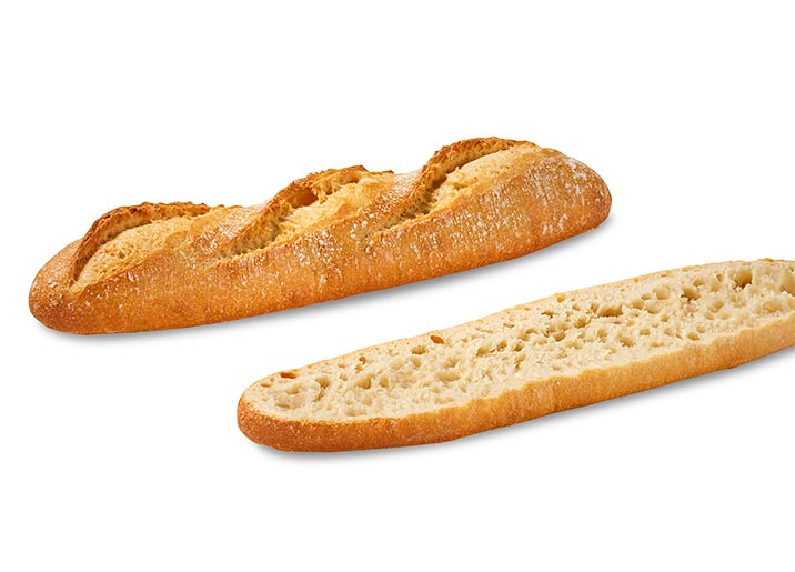 2 Demi-baguettes blanches classiques