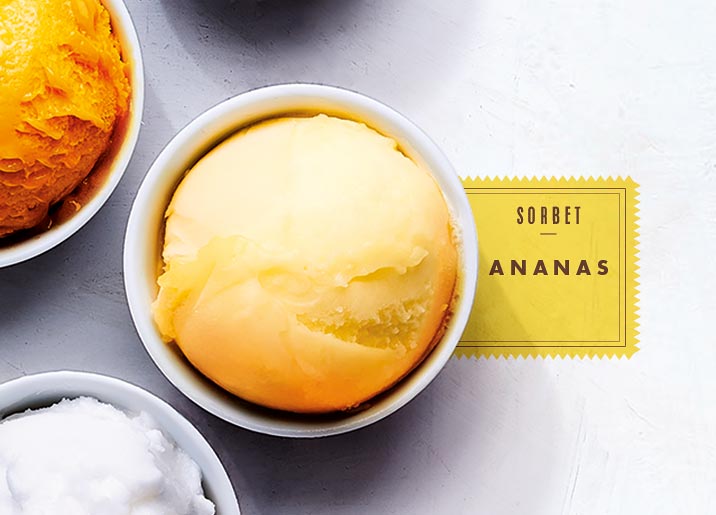 Sorbet ananas