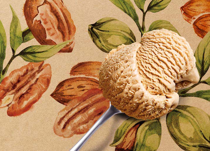 Crème glacée Noix de pécan
