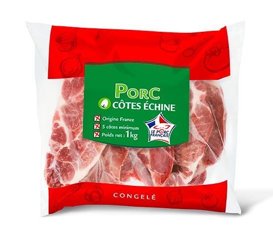 Côtes de porc échine