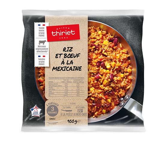 Riz et boeuf à la mexicaine