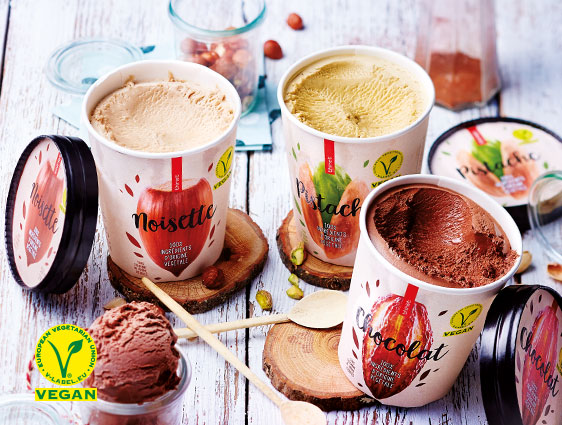 Desserts glacés - Pot Glace Vegan Noisette