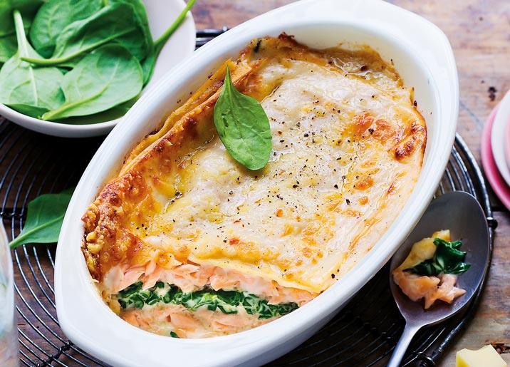 Lasagnes Au Saumon Et Aux Epinards Surgele Gamme Selection Du