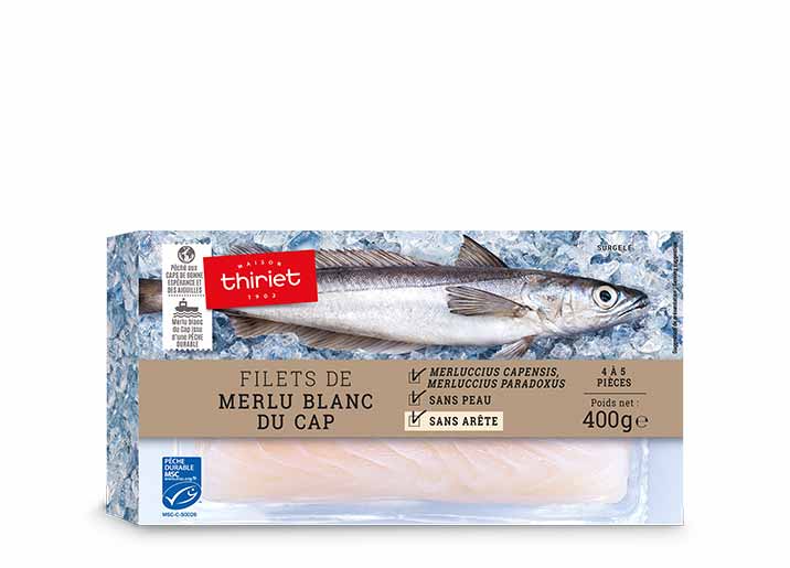 Filets de merlu blanc du Cap