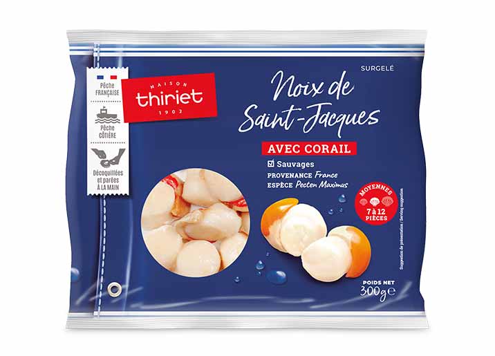Noix de St-Jacques* - 7 à 12 pièces
