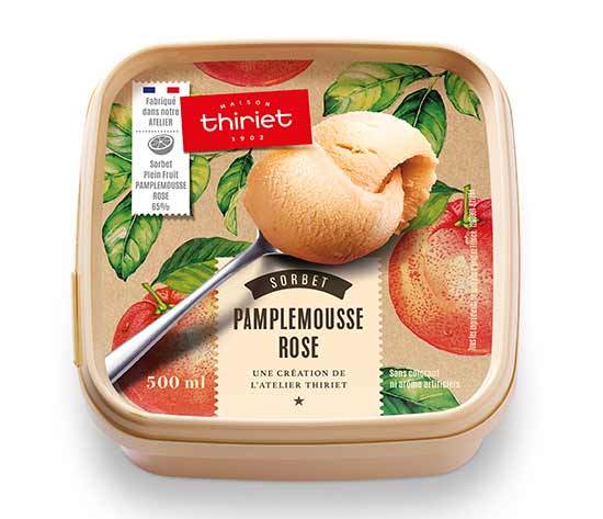 Sorbet Plein Fruit Pamplemousse rose