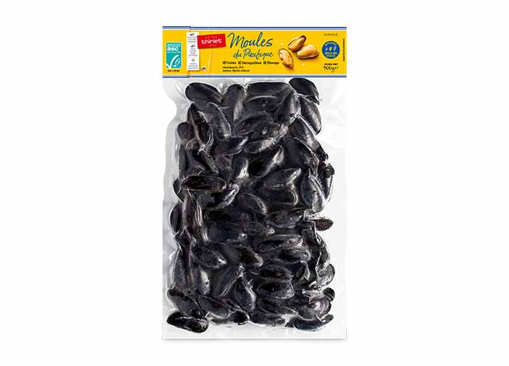 Moules du Pacifique cuites décoquillées
