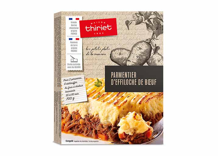 Parmentier d'effiloché de bœuf