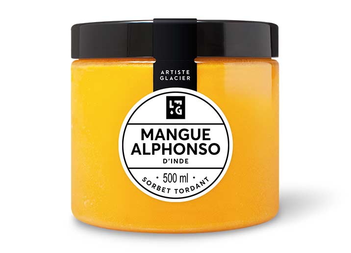 Sorbet Plein Fruit Mangue Alphonso d'Inde