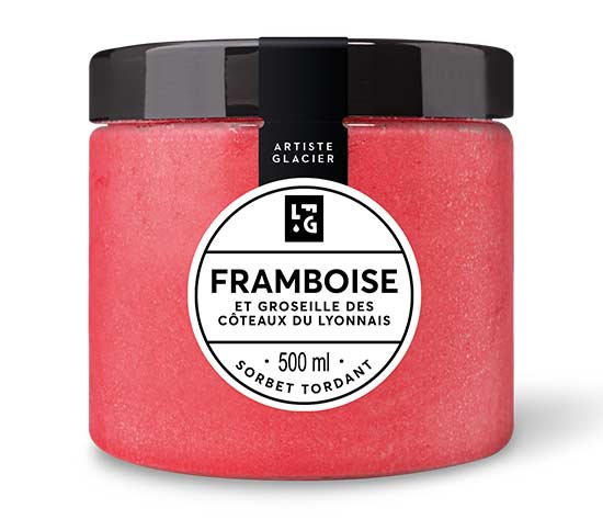 Sorbet Plein Fruit Framboise et groseille