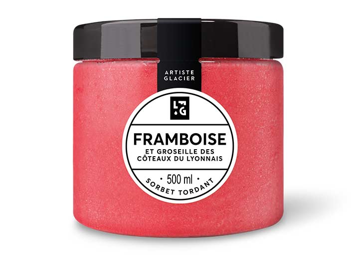 Sorbet Plein Fruit Framboise et groseille
