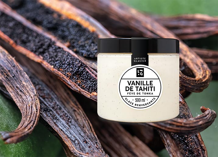 Crème glacée Vanille de Tahiti et fève de tonka