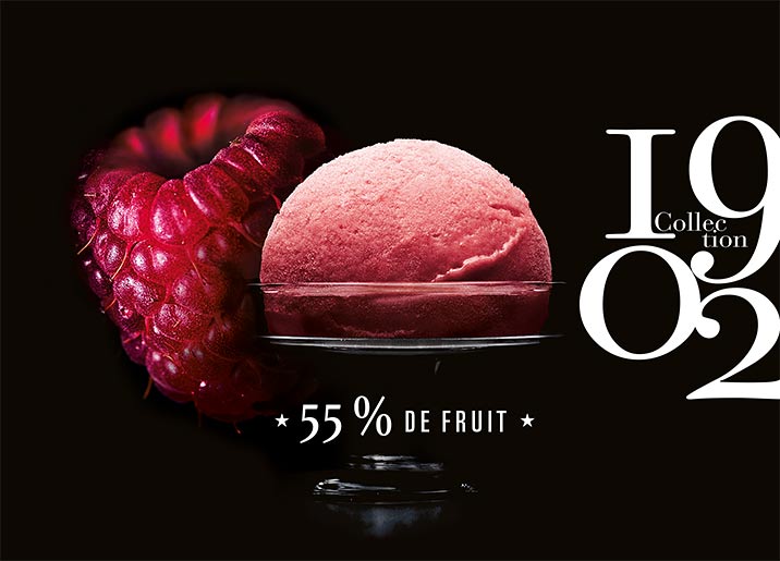 Sorbet Plein Fruit Framboise de Corrèze Collection 1902