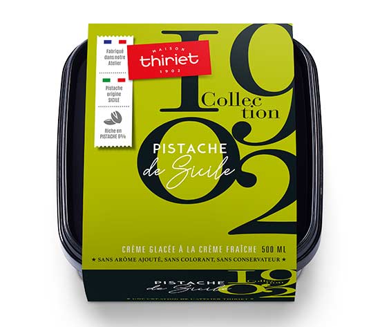 Crème glacée Pistache de Sicile Collection 1902