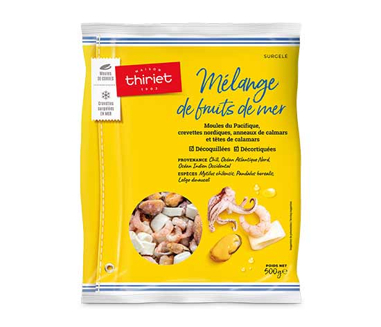 Mélange de fruits de mer