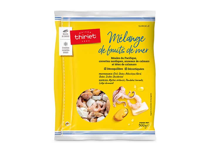 Mélange de fruits de mer
