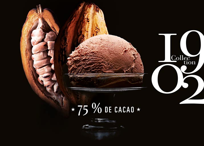 Crème glacée Chocolat Noir de Tanzanie Collection 1902