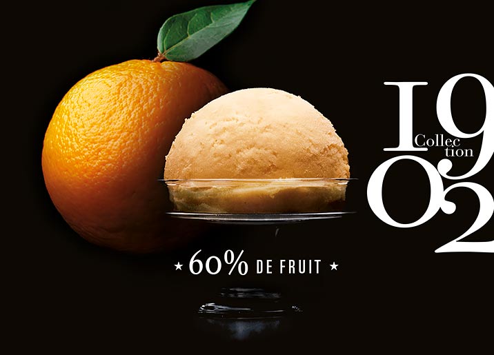 Sorbet Plein Fruit Mandarine de Sicile Collection 1902