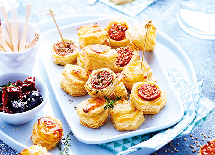 40 Petits feuilletés
