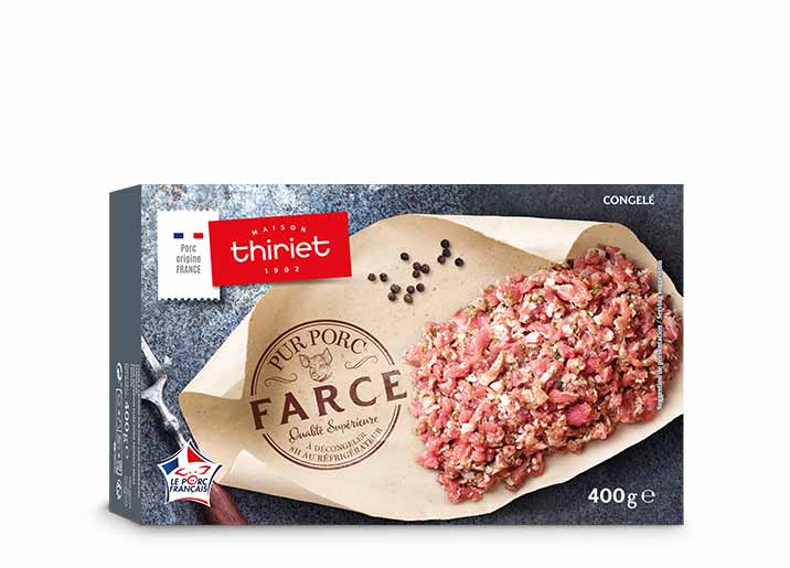 Farce pur porc qualité supérieure
