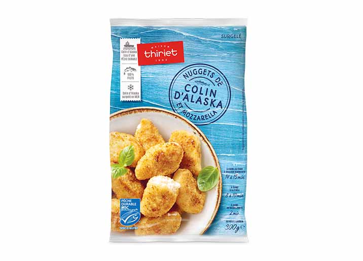 Nuggets de colin d'alaska et mozzarella : le 2ème à -60% 