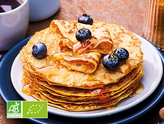 Viennoiseries - Mini crêpes au sucre de canne biologique