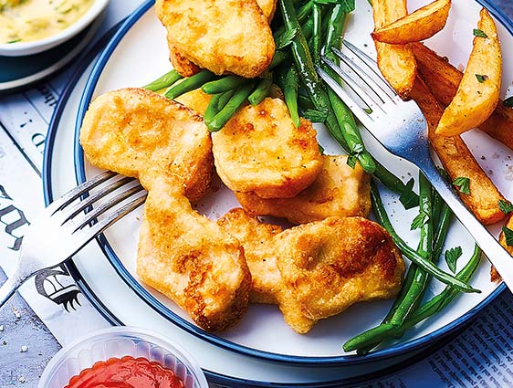 Viandes panées - Nuggets de poulet maxi format