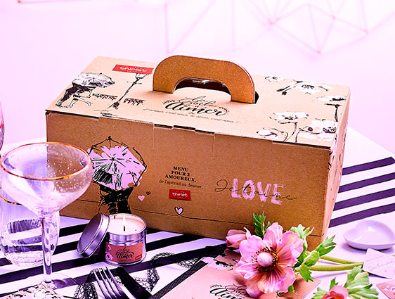 Idée dîner pour les amoureux - La Boîte à aimer™