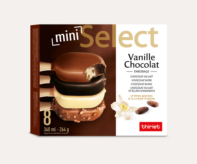 8 Select™ Mini bâtonnets Vanille/Chocolat assortis