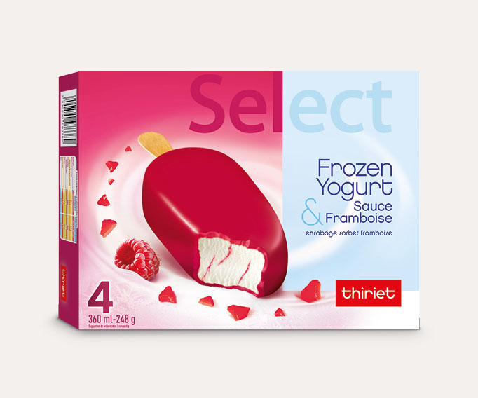 4 Select™ Frozen Yogurt framboise