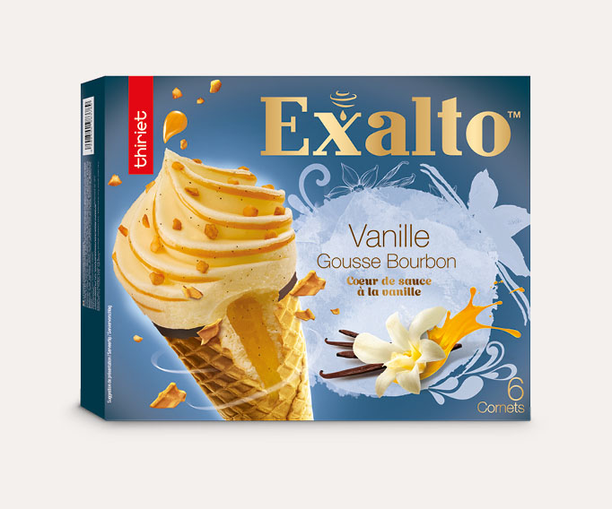 6 Cornets Exalto™ Vanille gousse Bourbon