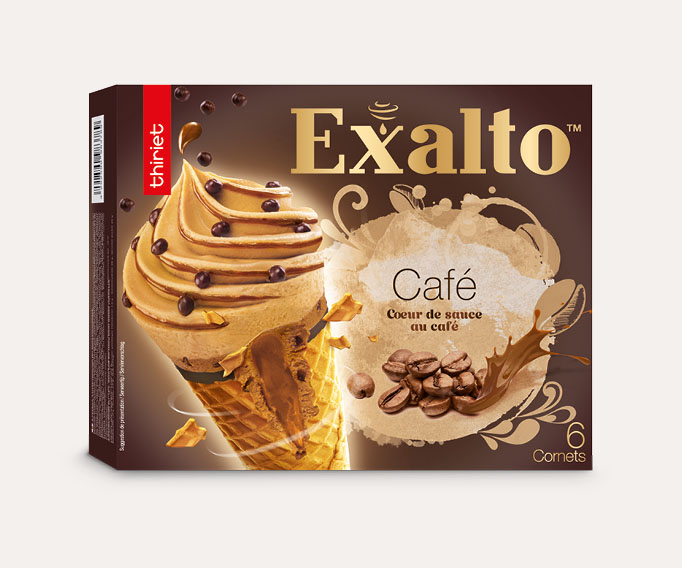 6 Cornets Exalto™ Café arabica/Saveur moka