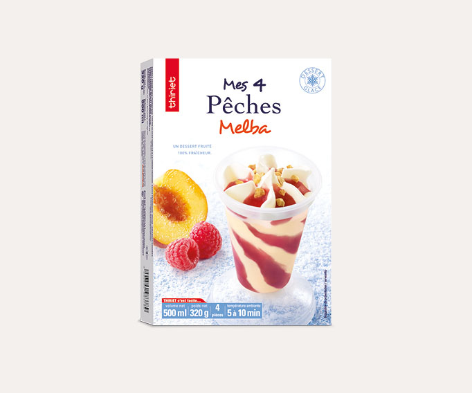 4 Pêches Melba