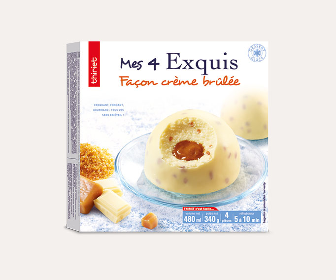 4 Exquis Façon crème brûlée