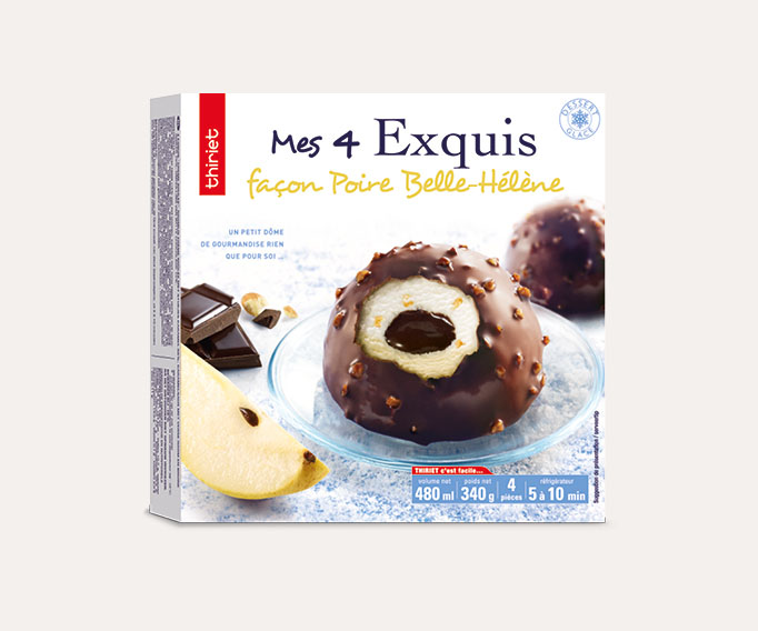 4 Exquis façon poire belle-Hélène
