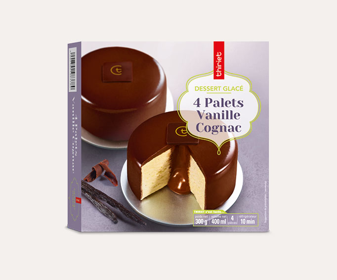 4 Palets vanille/Cognac