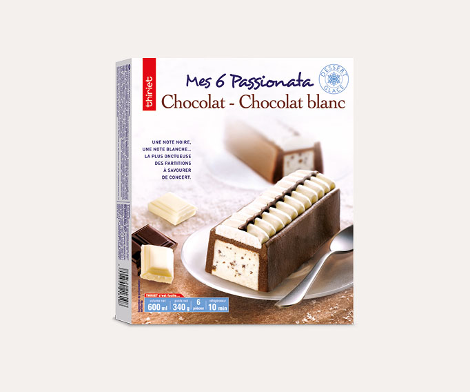6 Passionata™ Chocolat/chocolat blanc