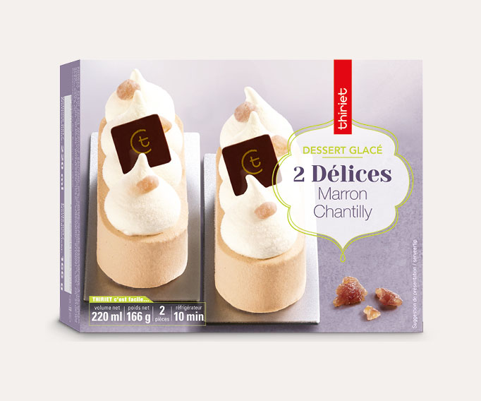 2 Délices marron/vanille