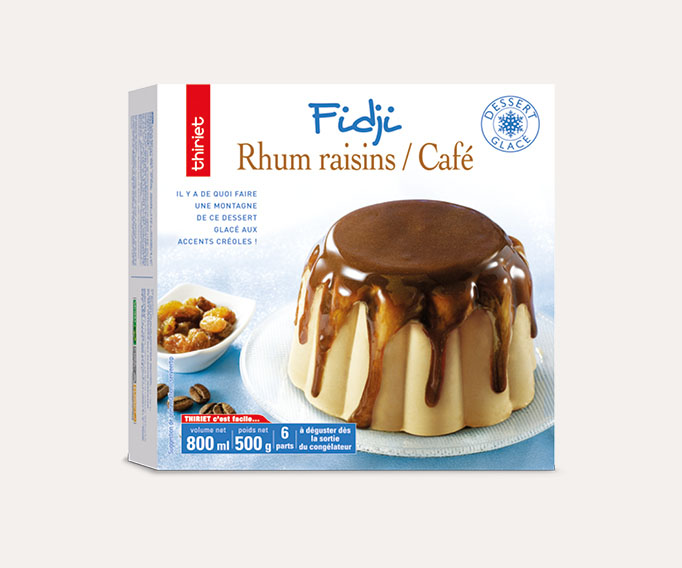 Fidji rhum raisins/café