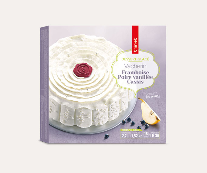 Vacherin Framboise Poire vanillée Cassis