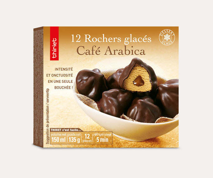 12 Rochers glacés café arabica