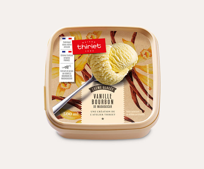 Crème glacée Vanille Bourbon de Madagascar
