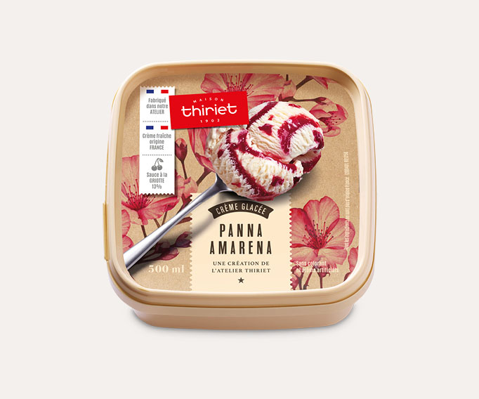 Crème glacée Panna amarena