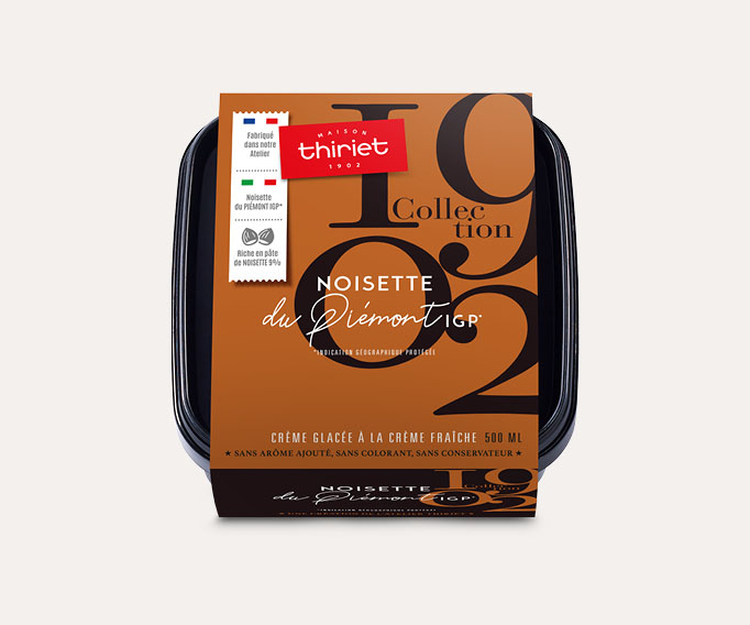 Crème glacée Noisette du Piémont IGP* Collection 1902