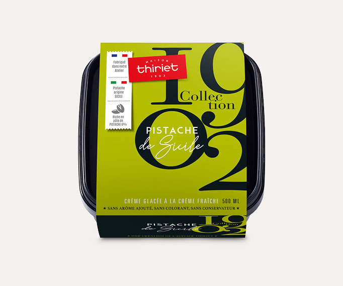 Crème glacée Pistache de Sicile Collection 1902