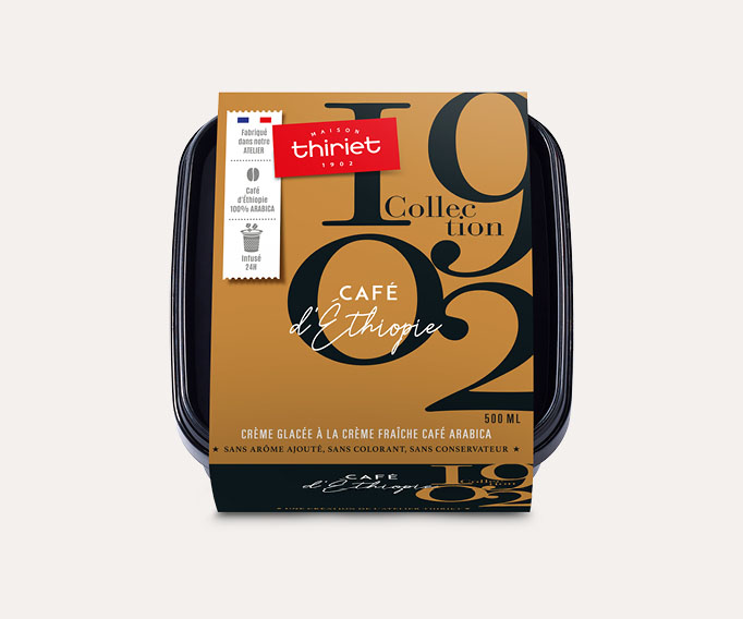 Crème glacée Café d'Ethiopie Collection 1902