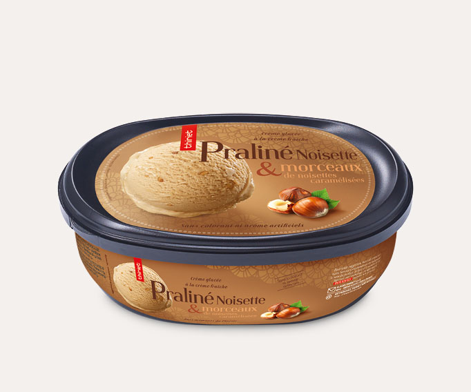 Crème glacée Praliné Noisette