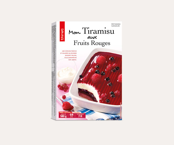 Tiramisu aux fruits rouges