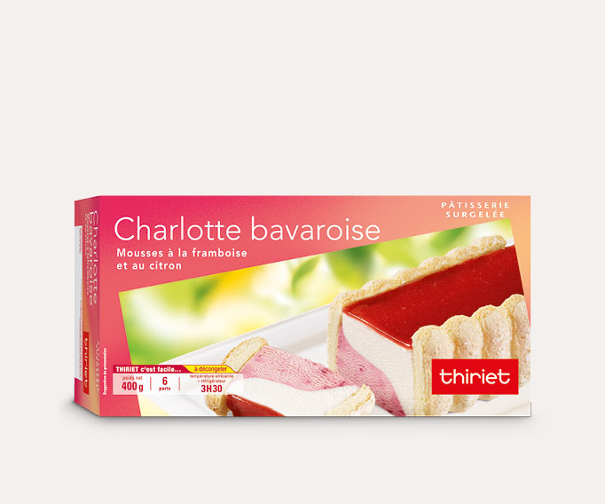 Charlotte bavaroise framboise/citron
